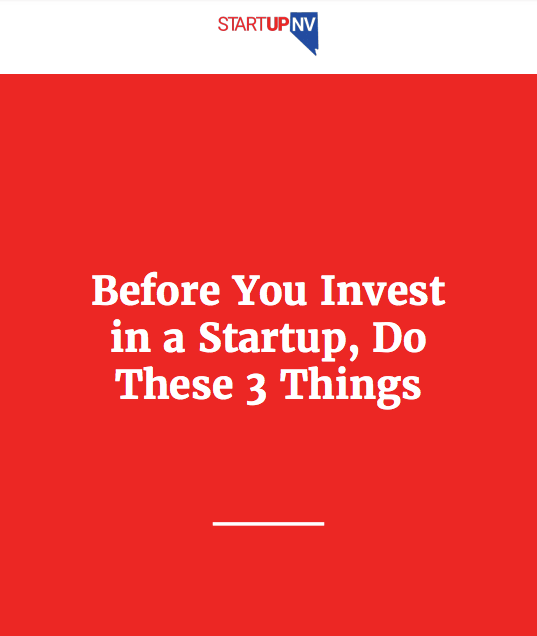 Before You Invest in a Startup Guide