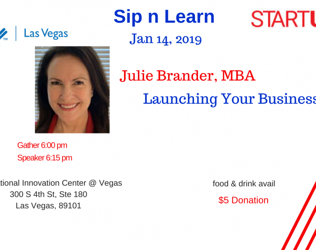 Sip-n-Learn Vegas Jan 14 Julie Brander