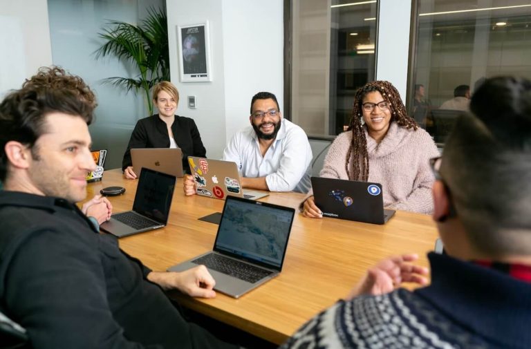 group of people on a meeting pre seed funding investors