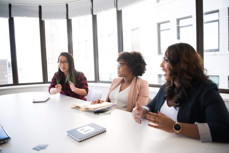 people on a meeting discussing pre seed startup funding 2