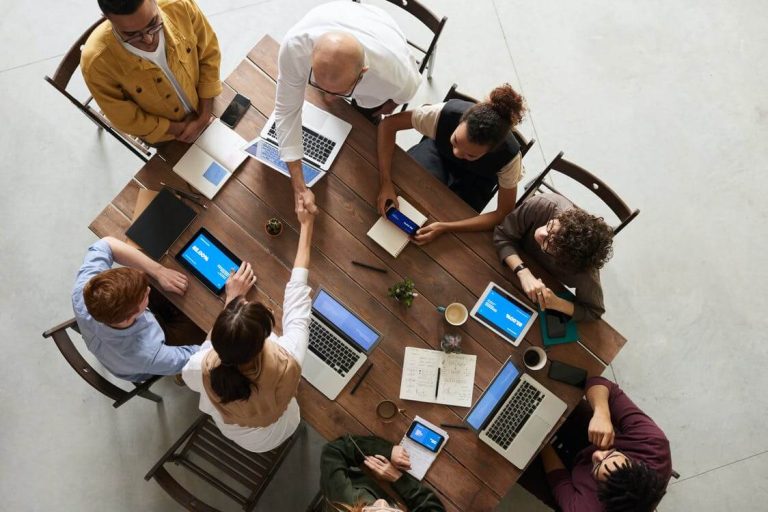 people on a meeting discussing become a business investors 3